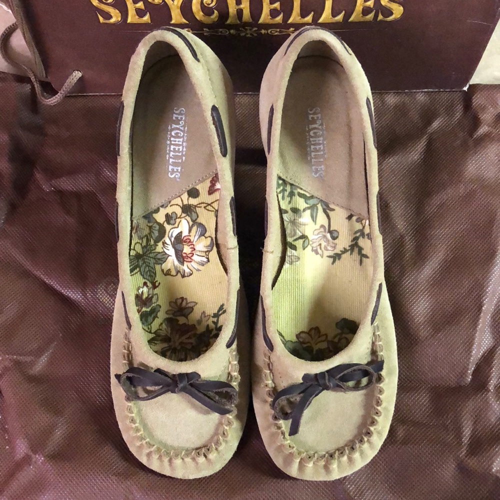Seychelles Squabble Oatmeal Suede sz:7 - Picture 2 of 8